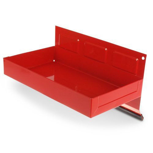 Plateau à outils, étagère magnétique, plateau adhésif, rouge, 210 mm