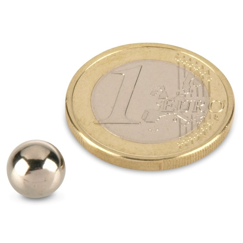 Sphère d'acier Ø 8,0 mm nickel - pas un aimant!