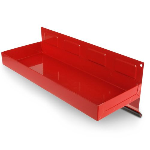 Plateau à outils, étagère magnétique, plateau adhésif, rouge, 310 mm