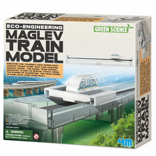 Chemin de fer miniature à suspension magnétique, modèle Maglev Train GREEN SCIENCE