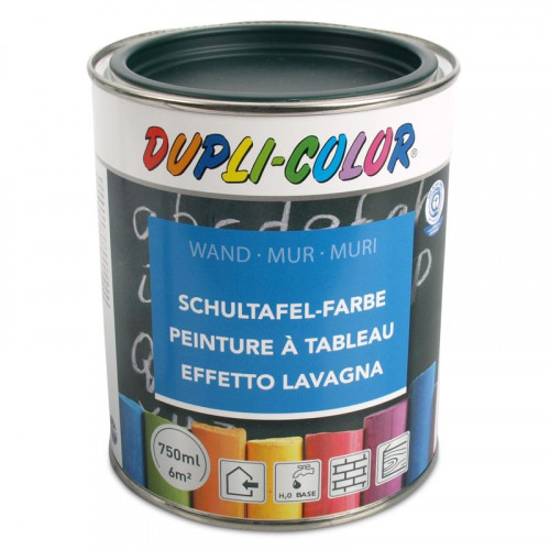 Peinture tableau scolaire Dupli-Color Peinture tableau noir pour 6 m² - bidon 750 ml