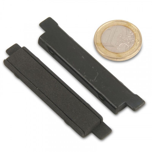 Bande magnétique 67 x 14 x 5 mm revêtue de ferrite noire - OFFRE