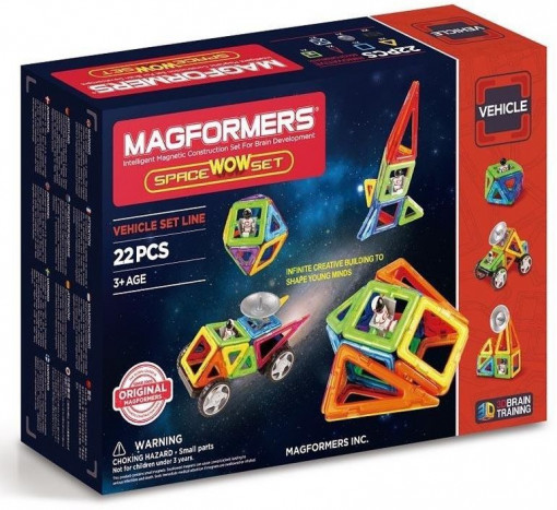 MAGFORMERS - Space Wow Set 22 pièces set magnétique 274-67