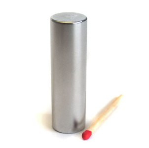 Cylindre magnétique Ø 15,0 x 50,0 mm N40 nickel - adhérence 13 kg