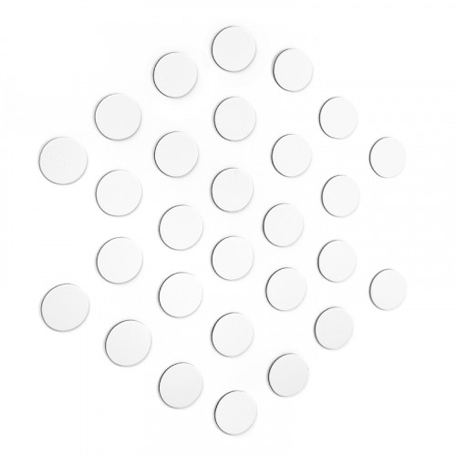 28 points magnétiques Element Flex Dot autocollant, blanc