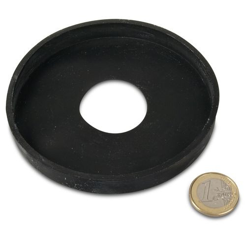 Bouchon en caoutchouc Ø 100 mm avec un trou pour protéger les surfaces