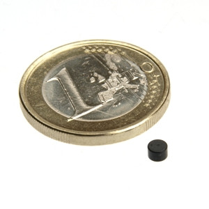 Disque magnétique Ø 3,0 x 2,0 mm N45 Époxy - adhérence 350 g