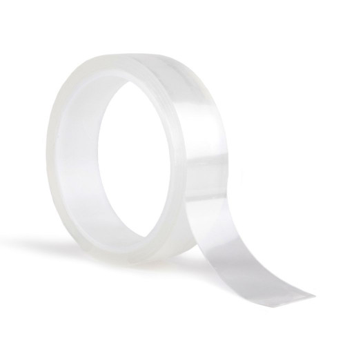 Ruban adhésif double face réutilisable "Nano Tape", transparent, 3 m