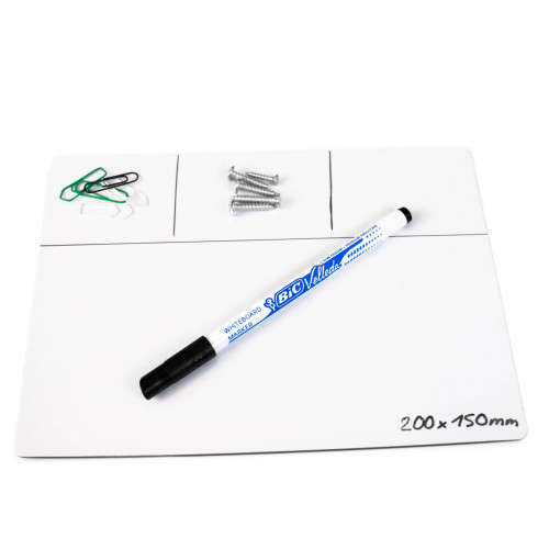 Tablette magnétique Tablette de réparation magnétique blanche avec stylo