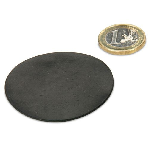 Disque caoutchouc Ø 60 mm auto-adhésif, protection des surfaces